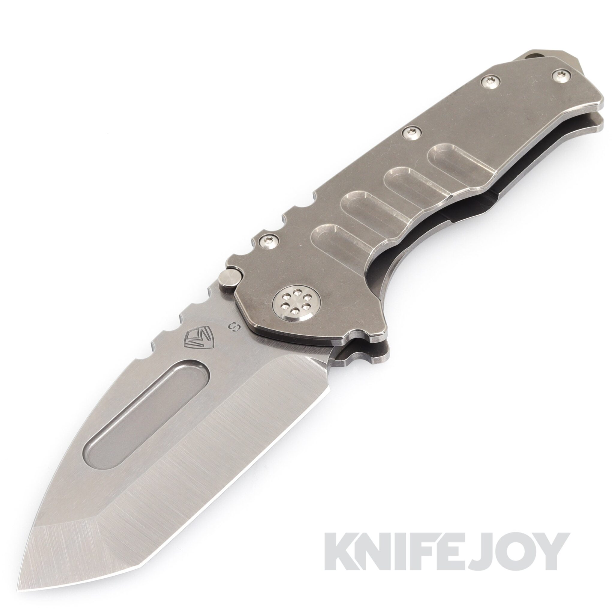 Medford Knives Praetorian T S35VN Tumbled Tanto Blade with Tumbled Handles/ Standard Hardware and Clip