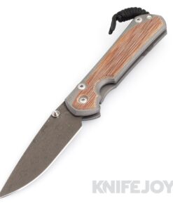 Chris Reeve Knives Large Sebenza 31 Drop Point Raindrop Damascus Blade with Natural Canvas Micarta Inlay Handles/ DOUBLE SILVER LUGS