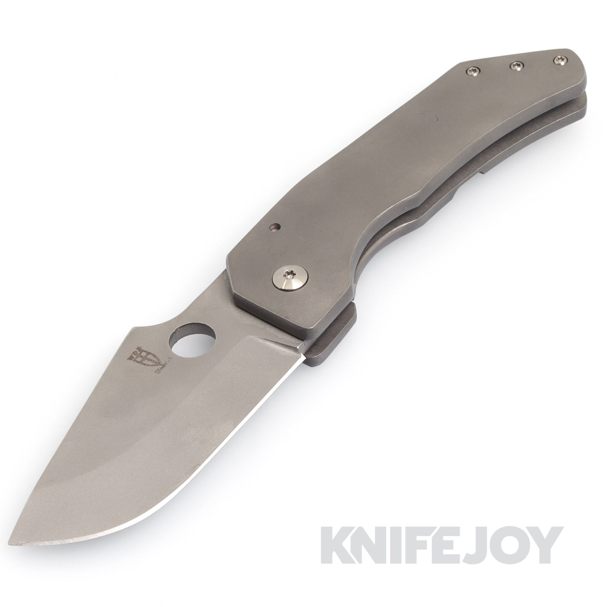 Zermeno Knives Tyr Model Nitro V Blade Stonewash Finish Blade and Handles