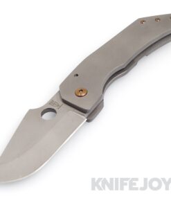 Zermeno Knives Tyr Model Aeb-L Stonewash Blade with Stonewash Handles/ Bronze Hardware