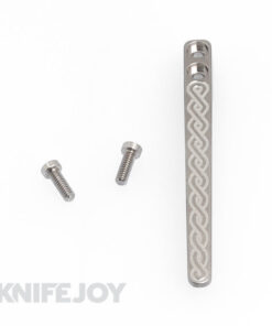 Fellhoelter Full Size Titanium Milled CELTIC Pocket Clip Stonewash Finish