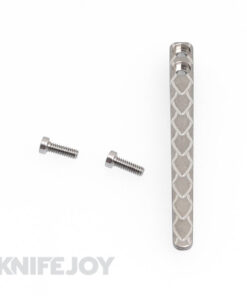 Fellhoelter Full Size Titanium Milled DRAGON Pocket Clip Stonewash Finish