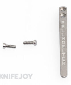 Fellhoelter Full Size Titanium Milled NAME Pocket Clip Stonewash Finish