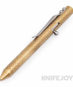 Fellhoelter Brass TiBolt G2 Pen Small Dragon Scales Engraved