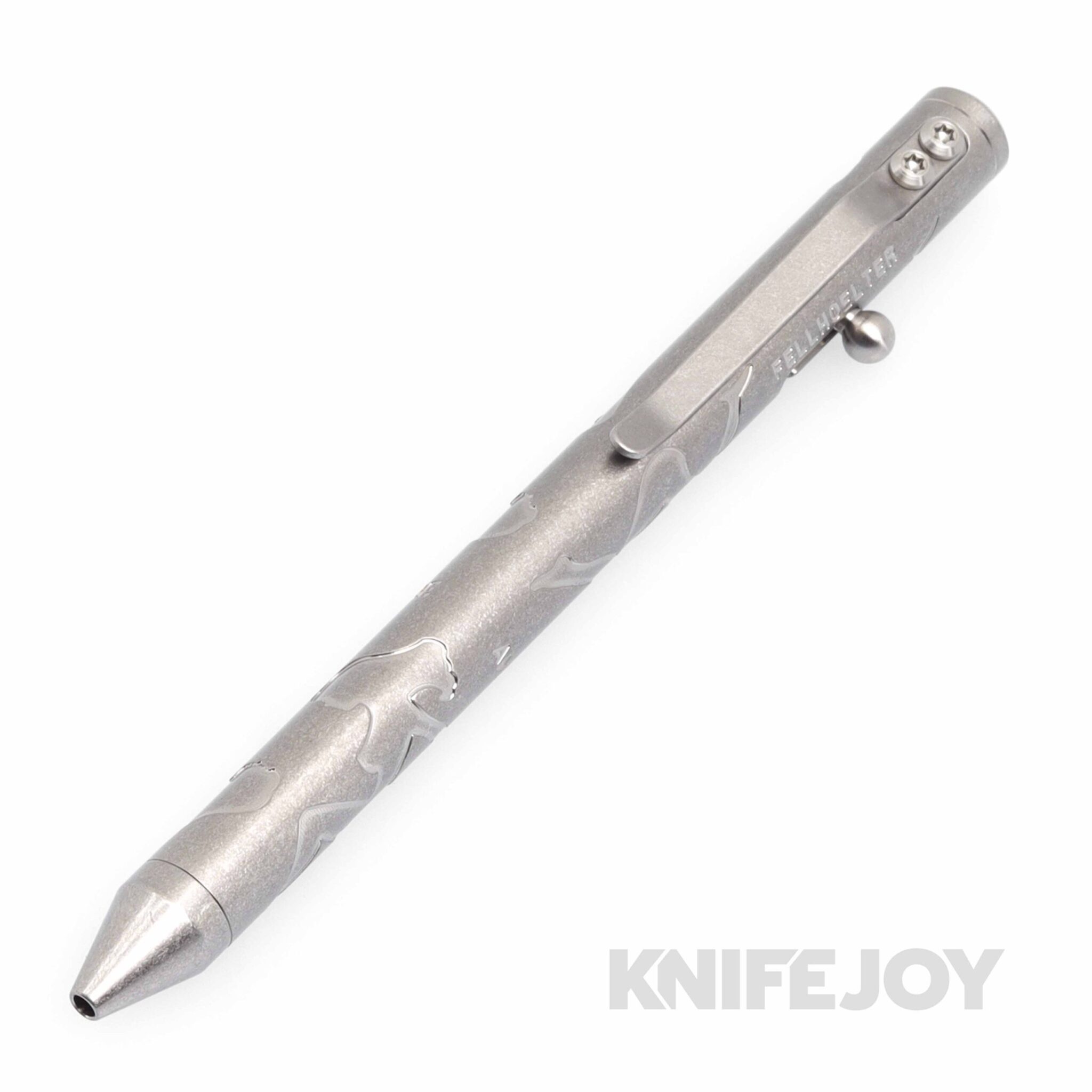 Fellhoelter Tibolt Trucker Mud Flap Lady Full Engraved Titanium Pen