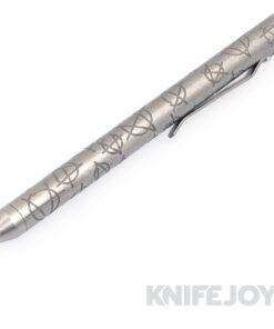 Fellhoelter Tibolt 2 Tone Anarchy Engraved Titanium Pen