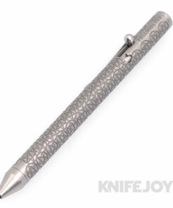 Fellhoelter Tibolt 2 Tone Pentagram Engraved Titanium Pen