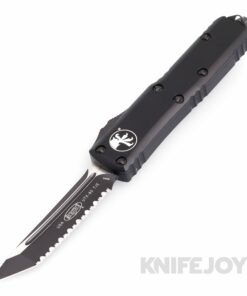 MICROTECH 233-3T UTX-85 II OTF Auto Tactical Full Serrated Standard with Black Aluminum Handles