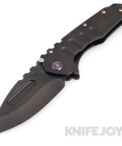 Medford Knives Praetorian "T" S35VN PVD Drop Point Blade with PVD Handles/ Flamed Hardware and Clip