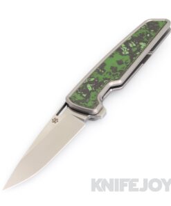 Mechforce Frame Lock M-1 M390 Drop Point Blade with Jungle Wear Fat Carbon Inlay Handles