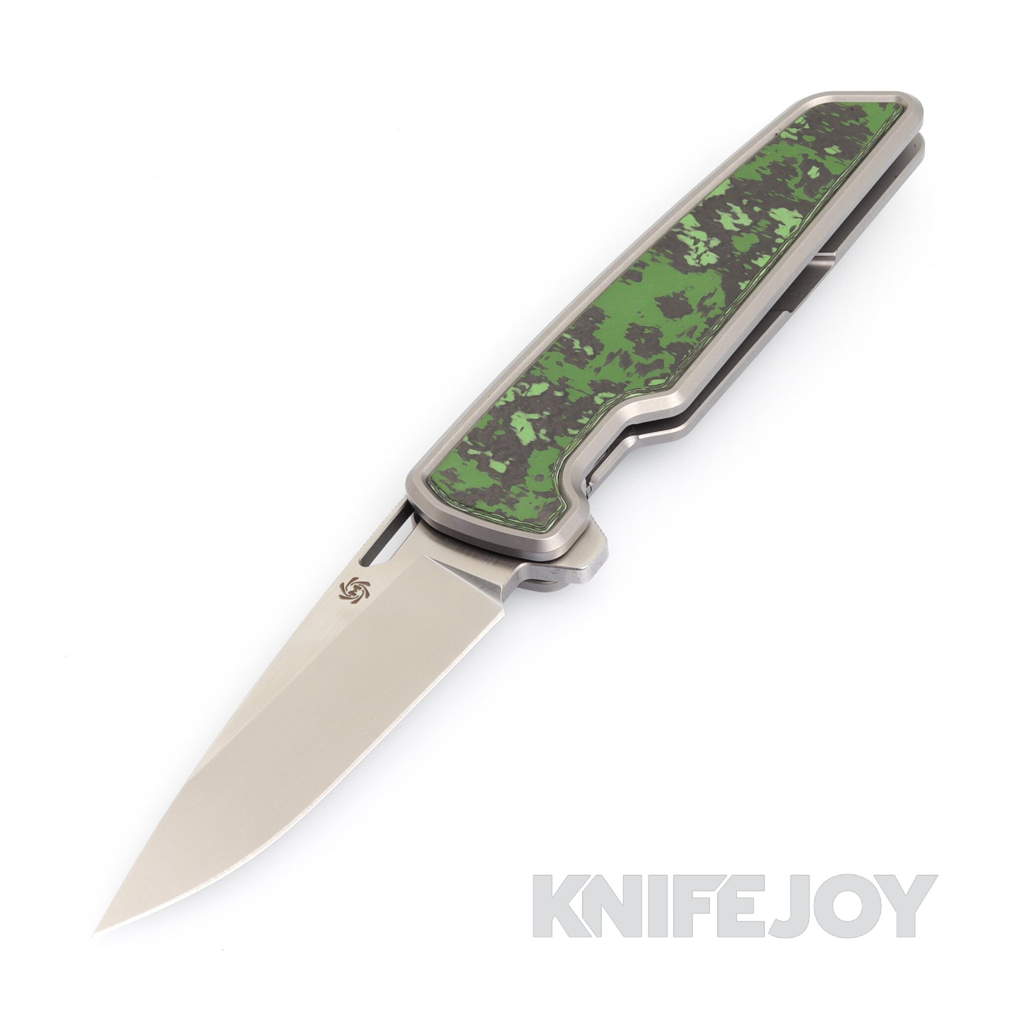 Mechforce Frame Lock M-1 M390 Drop Point Blade with Jungle Wear Fat Carbon Inlay Handles