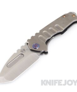 Medford Knives Praetorian Genesis "T" S35VN Tumbled Tanto Blade with Tumbled Handles/ Flamed Hardware and Clip