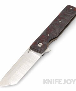 David Clark Knives Grunt 3.25 Flipper Magnacut Blade with Red Lava Carbon Fiber Scales