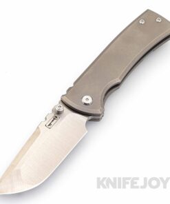 Chaves Redencion 229 GEN 4 Full Titanium Drop Point Blade Finish Knife