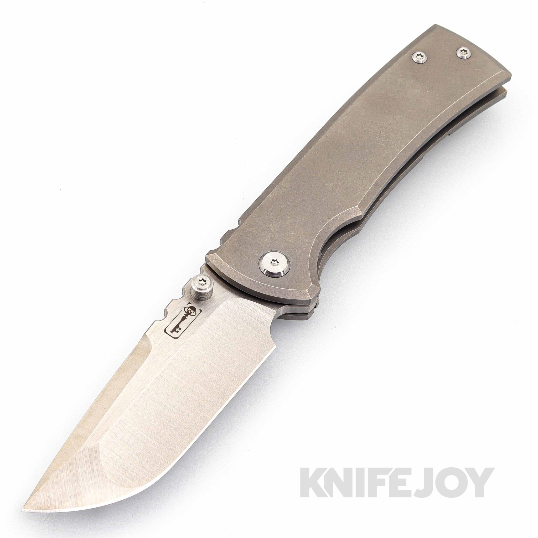 Chaves Redencion 229 GEN 4 Full Titanium Drop Point Blade Finish Knife