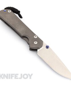 Chris Reeve Knives Large Sebenza 31 Plain Left Hand Knife Double Blue Lugs