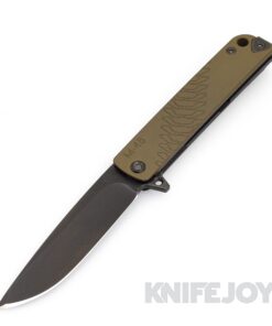 Medford Knives M-48 S35VN PVD Blade with Yellow Handle/ PVD HW
