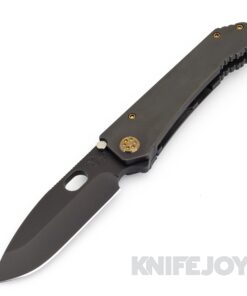 Medford Knives 187 DP D2 PVD Blade with PVD Handles/ Bronze Hardware and Clip