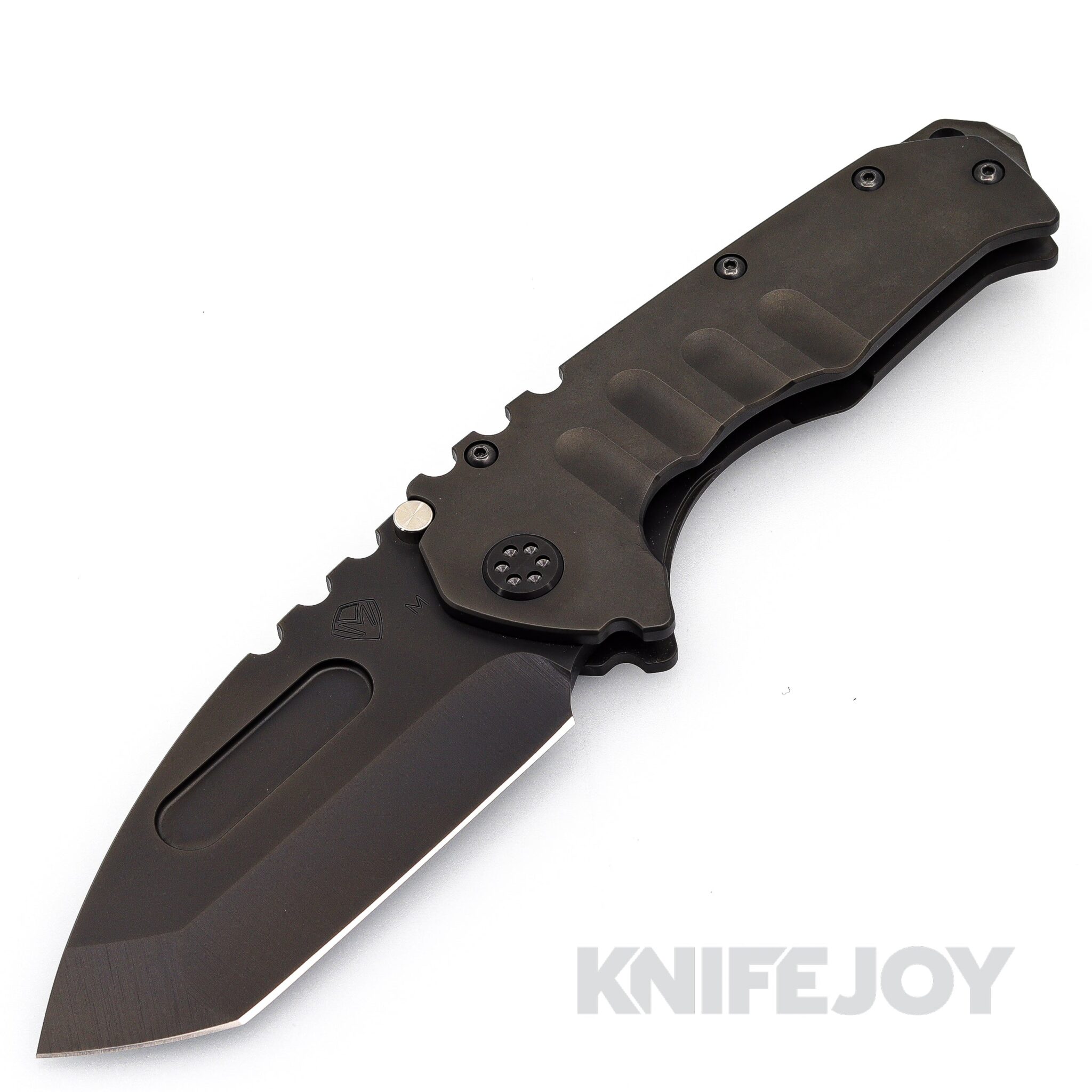Medford Knives Praetorian "T" Magnacut PVD Tanto Blade with PVD Handles/ PVD Hardware and Clip