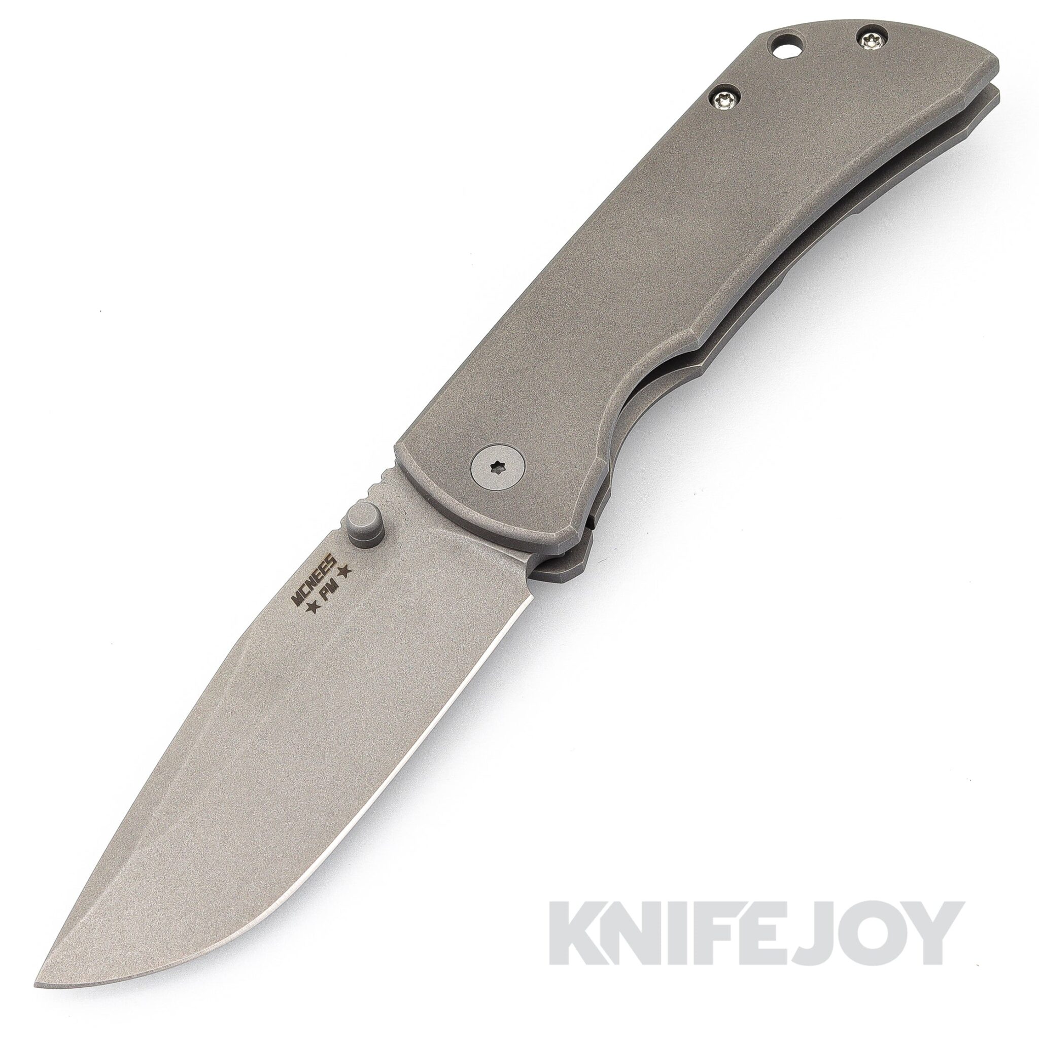 McNees Knives PM Mac2 3.5" Matte Stonewash Magnacut Blade and Matte Stonewash Handle