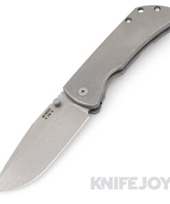 McNees Knives PM Mac2 3.5" Matte Stonewash Magnacut Blade and Matte Stonewash Atomic Handles