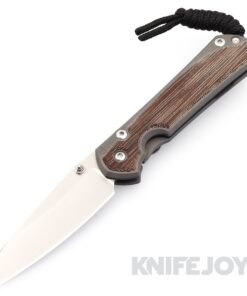 Chris Reeve Knives Small Sebenza 31 Magnacut Steel Insingo Blade with Natural Canvas Micarta Inlay Handles