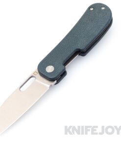 Qvist Bladeworks Variant PE2 Stonewashed Blade with Blue Micarta Handles (Production Edition 2.0)