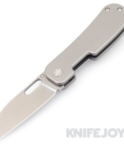 Qvist Bladeworks Variant PE2 Stonewashed Blade with Bead Blasted Titanium Handles (Production Edition 2.0)