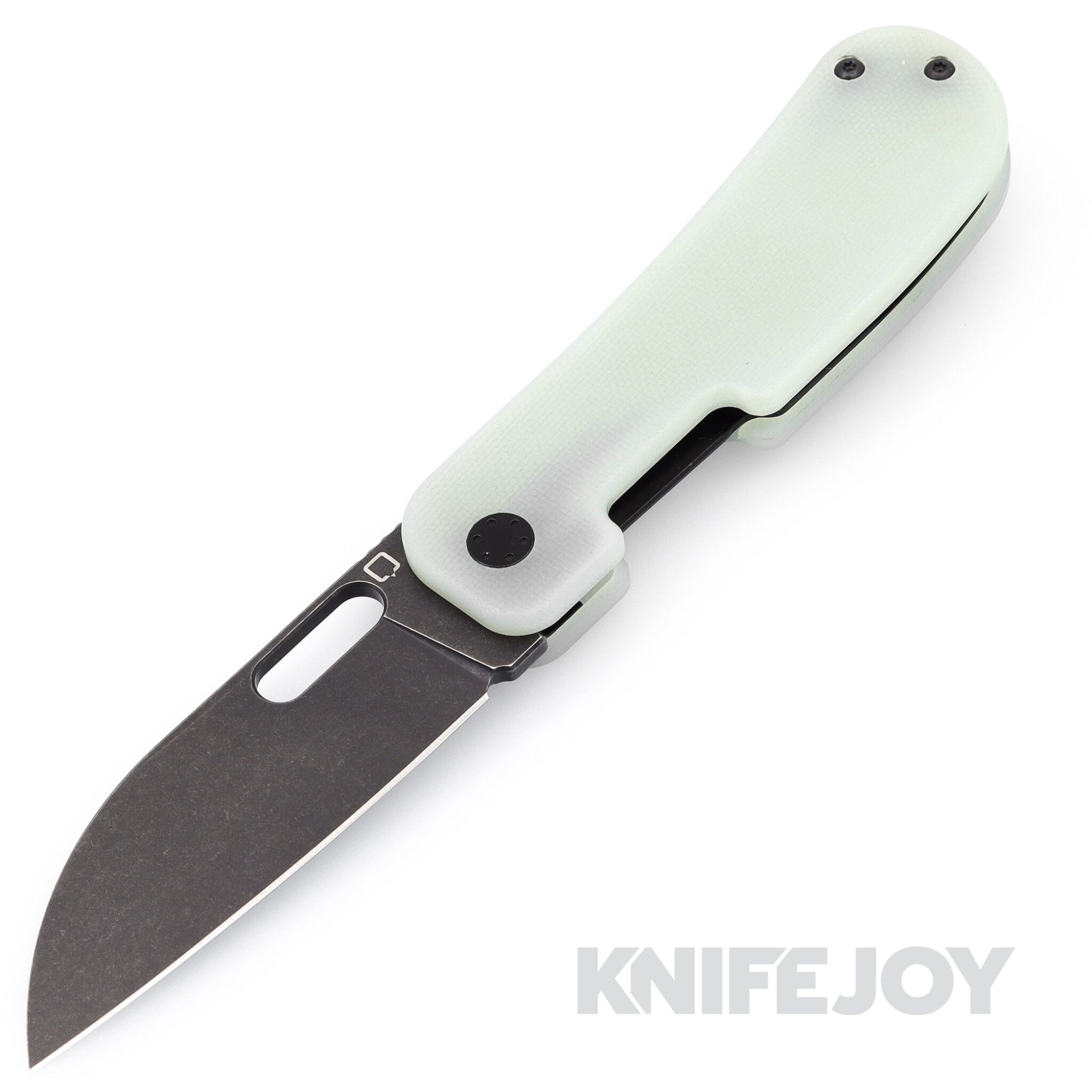 Qvist Bladeworks Variant PE2 Blackwashed Blade with Jade G10 Handles (Production Edition 2.0)