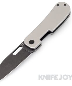 Qvist Bladeworks Variant PE2 Blackwashed Blade with Bead Blasted Titanium Handles (Production Edition 2.0)