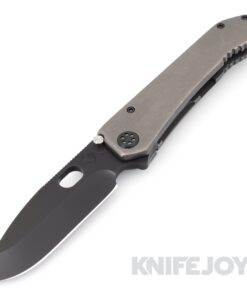 Medford Knives 187 DP D2 PVD Blade with Old School Tumbled Contoured Handles/ PVD Hardware and Clip