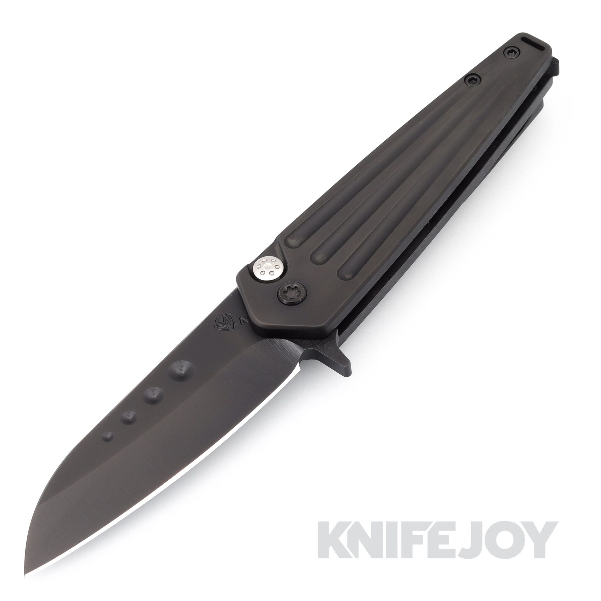 Medford Knives Nosferatu Flipper S35VN PVD Blade with PVD Handles/ PVD Hardware and Clip