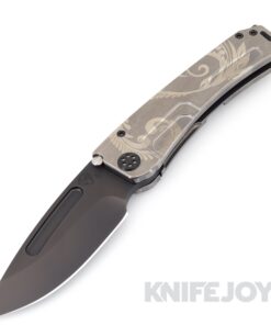 Medford Knives Marauder-H S35VN PVD Drop Point Blade with Tumbled Filigree Handles/ PVD Hardware and Clip