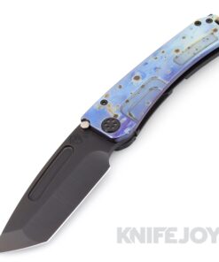 Medford Knives Marauder-H S35VN PVD Tanto Blade with Flamed Galaxy Handles/ PVD Spring/ PVD HW and Flamed Flats Clip