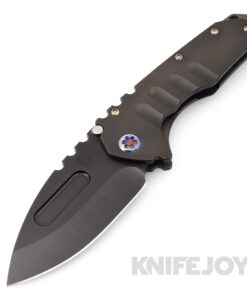 Medford Knives Praetorian "T" CPM 20CV PVD Drop Point Blade with PVD Handles/ Flamed Hardware and and Clip KJ Exclusive