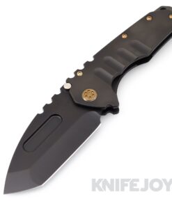 Medford Knives Praetorian "T" CPM 20CV PVD Tanto Blade with PVD Handles/ Bronze HW and Clip KJ Exclusive