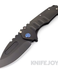 Medford Knives Praetorian "T" CPM 20CV PVD Drop Point Blade with PVD Handles/ Blue HW and Clip KJ Exclusive