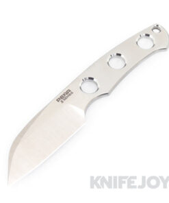 Enrique Pena X Series Fixed Blade Silver Bohler M390 Steel with a Sheepsfoot Blade