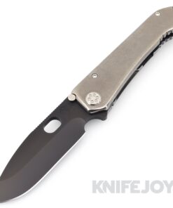 Medford Knives 187 DP D2 PVD Blade with Old School Tumbled Contoured Handles/ Standard Hardware and Clip
