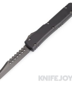 MICROTECH 119W-1DLCTSH Auto Ultratech Warhound Shadow Signature Series DLC Standard Blade with DLC Handle and Hardware