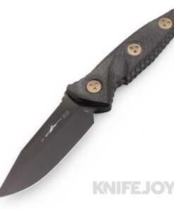 MICROTECH 113M-1DLCCFS Fixed Blade SOCOM Alpha Mini Signature Series DLC Blade with Carbon Fiber Handles