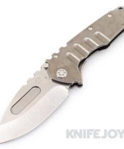 Medford Knives Praetorian "T" CPM 20CV Tumbled Drop Point Blade with Tumbled Handles/ Standard Hardware and Clip KJ Exclusive