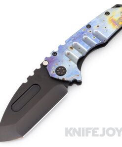 Medford Knives Praetorian "T" CPM 20CV PVD Tanto Blade with Flamed Blue's Makers Handles/ PVD Spring/ PVD Hardware/ Blue's Clip KJ Exclusive