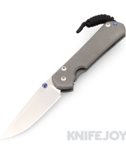 Chris Reeve Knives Small Sebenza 31 Drop Point Magnacut Blade with Plain Titanium Handles