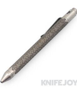 Nottingham Tactical TiButton Right Hand Double Lock Pilot G2 Full-Size YKNOTT ANODIZED Titanium Pen