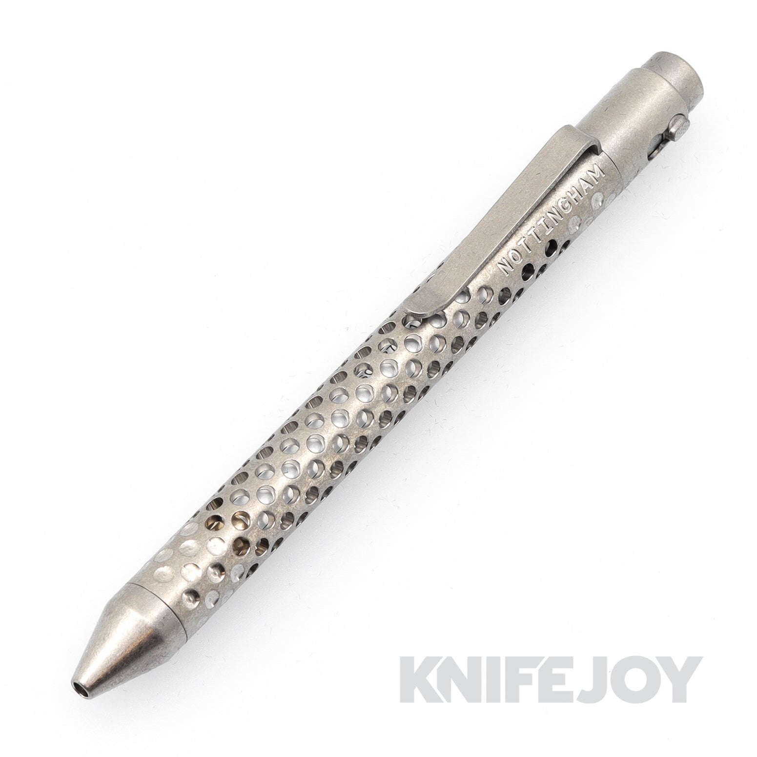 Nottingham Tactical TiButton Right Hand Double Lock Parker RIP Titanium Pen