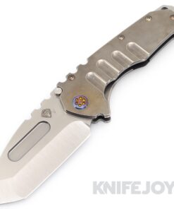 Medford Knives Praetorian "T" CPM 20CV Tumbled Tanto Blade with Tumbled Handles/ Flamed Hardware and Clip KJ Exclusive