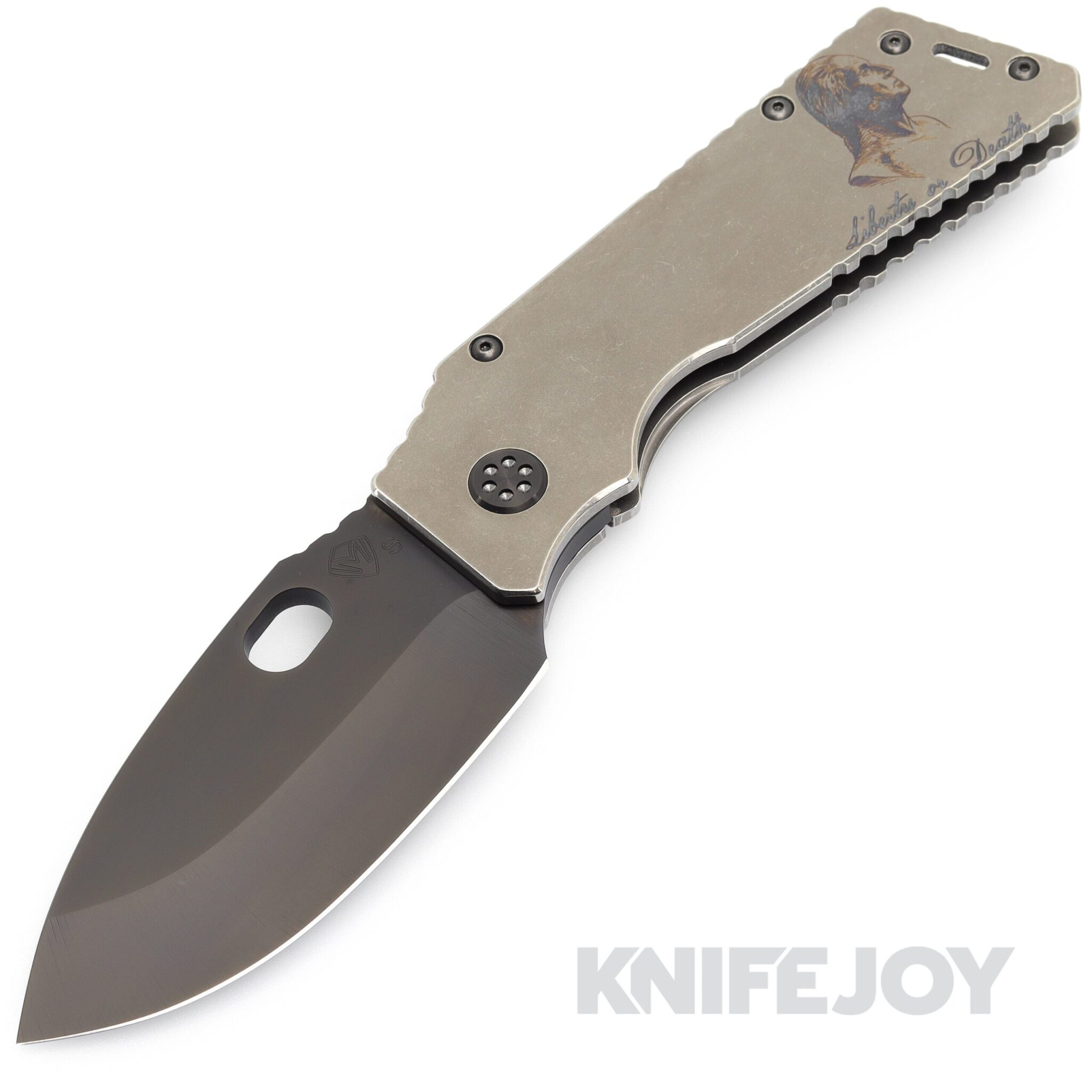 Medford Knives TFF-1 S35VN PVD Blade with Tumbled Constitutional Handle/ PVD Hardware and Clip