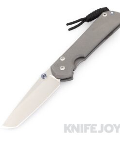 Chris Reeve Knives Large Sebenza 31 Tanto Magnacut Blade with Sandblasted Titanium Handle