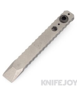 Zach Wood Custom Tools 5" Ti Clip-It Anso Pocket Pry Bar Special Stonewash